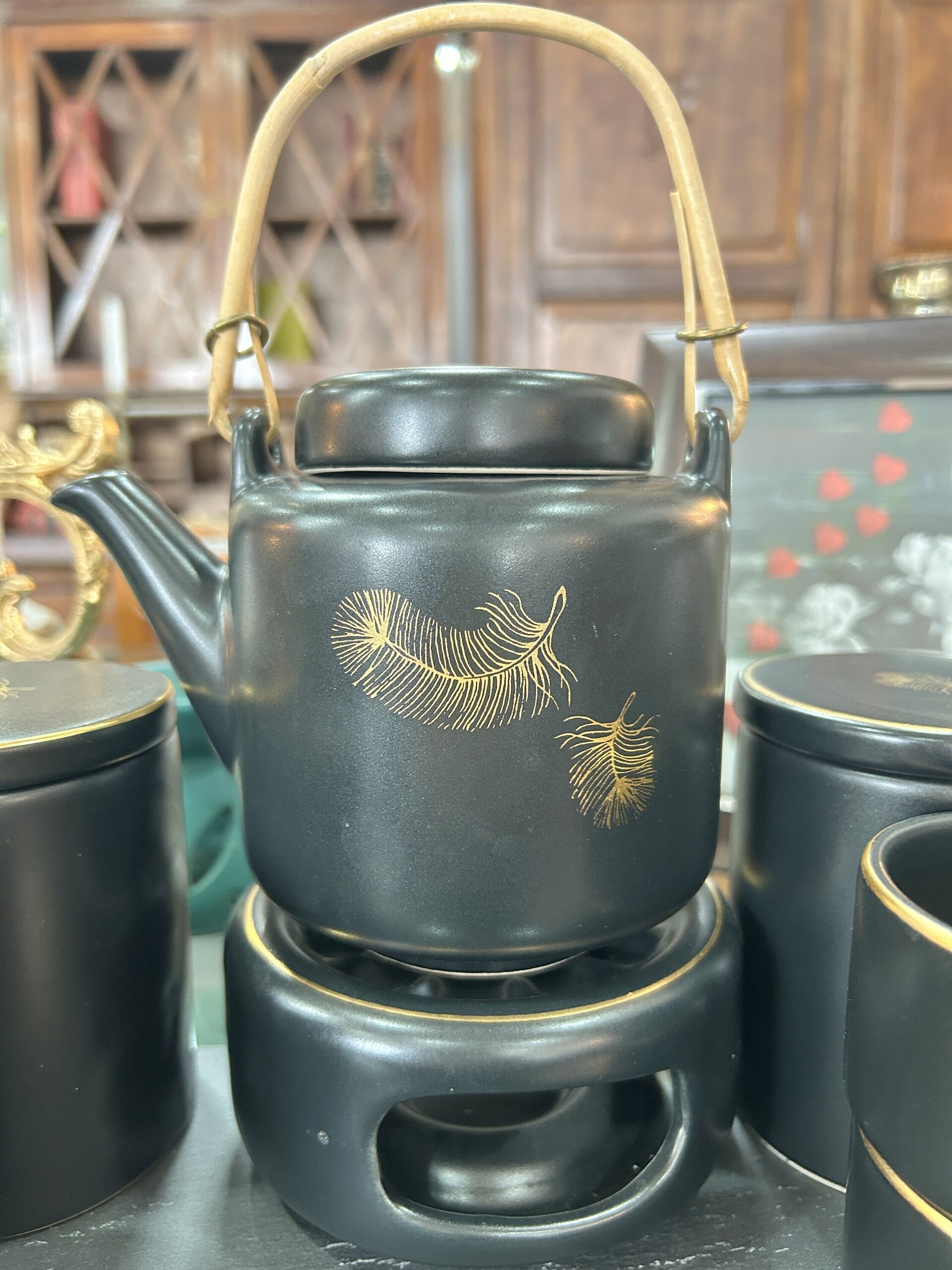 Antiguo juego de té de la marca Waechterbach - 2