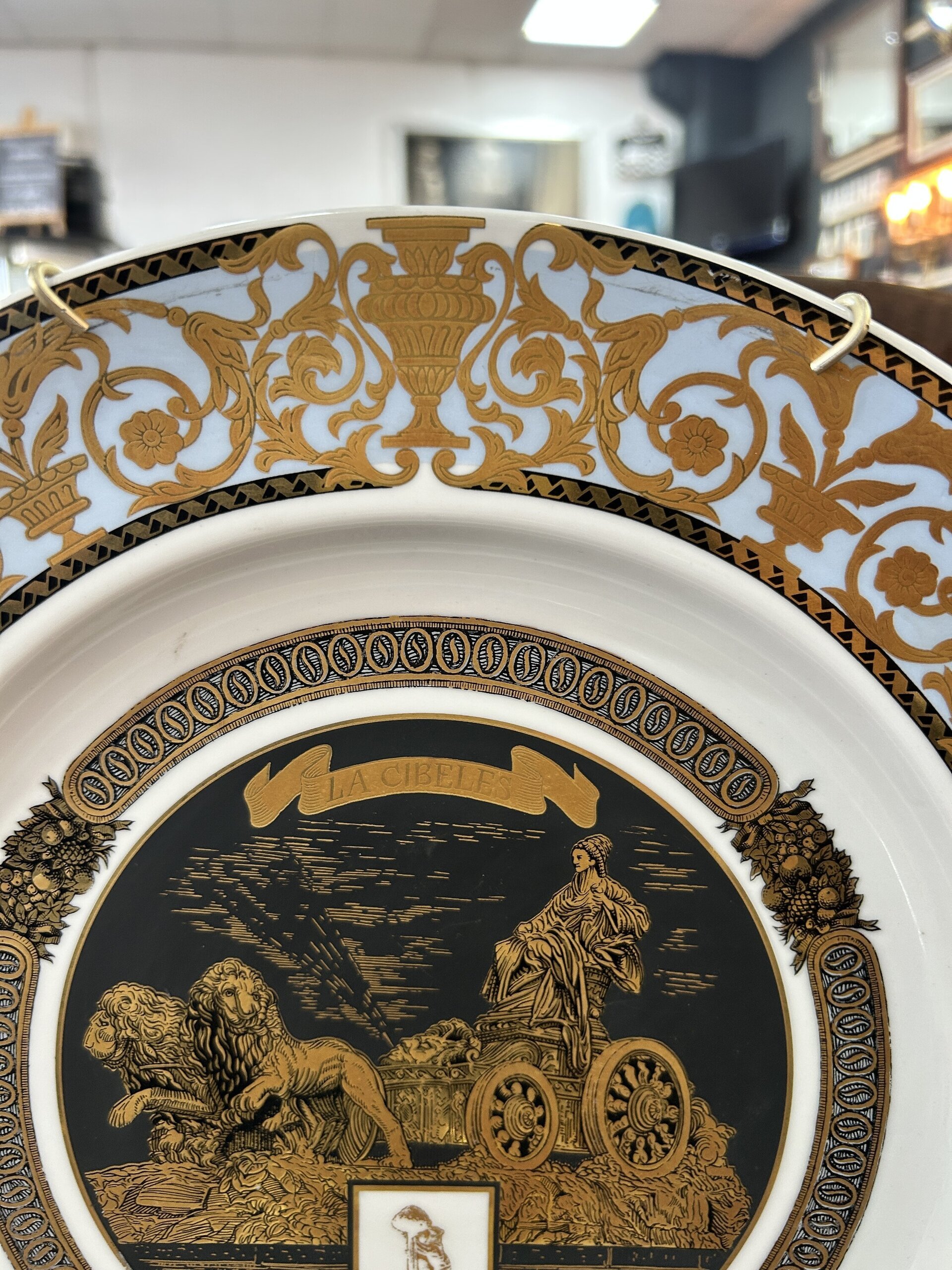 Elegante plato decorativo de la Cibeles - 3
