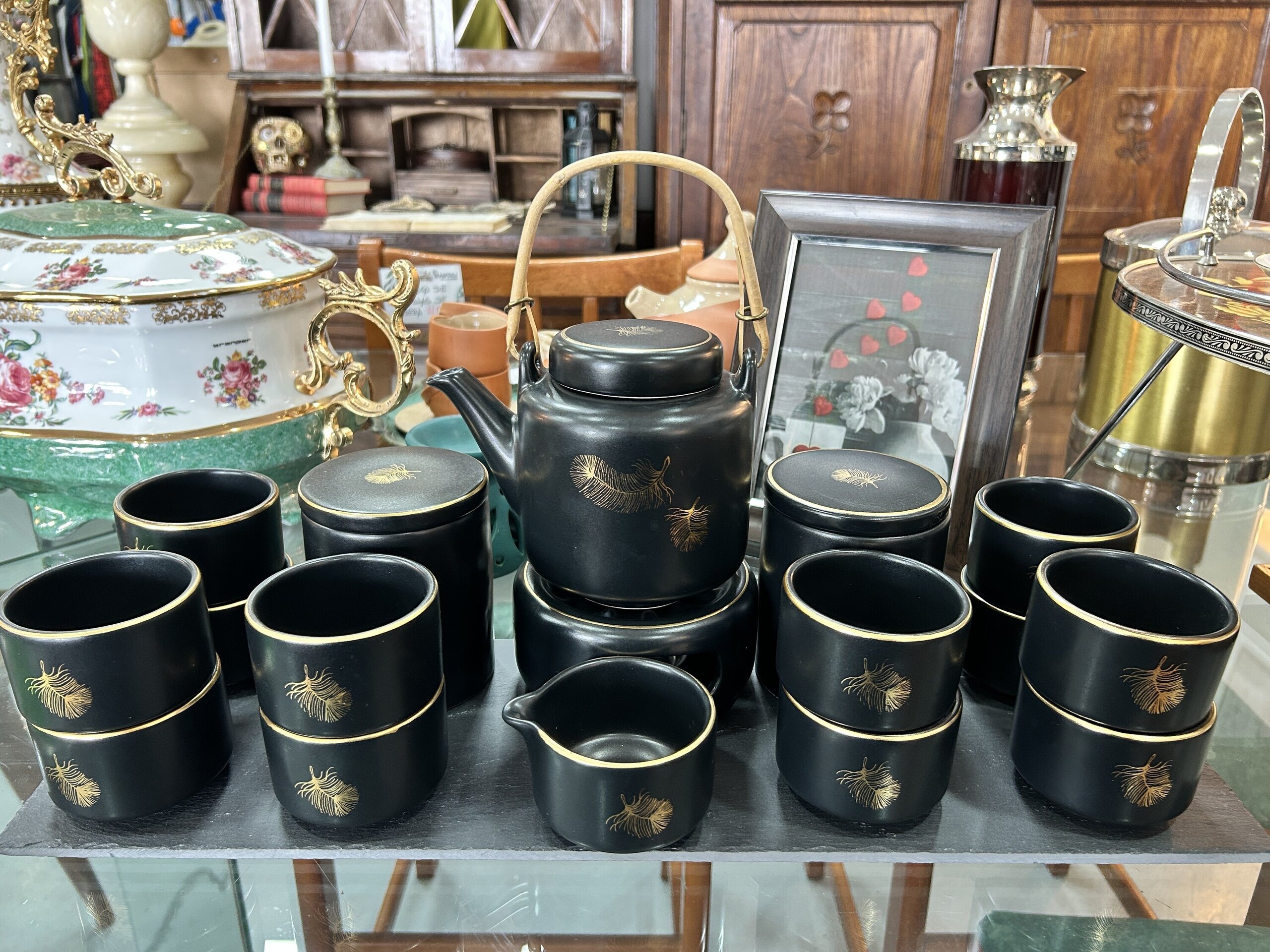 Antiguo juego de té de la marca Waechterbach - 7