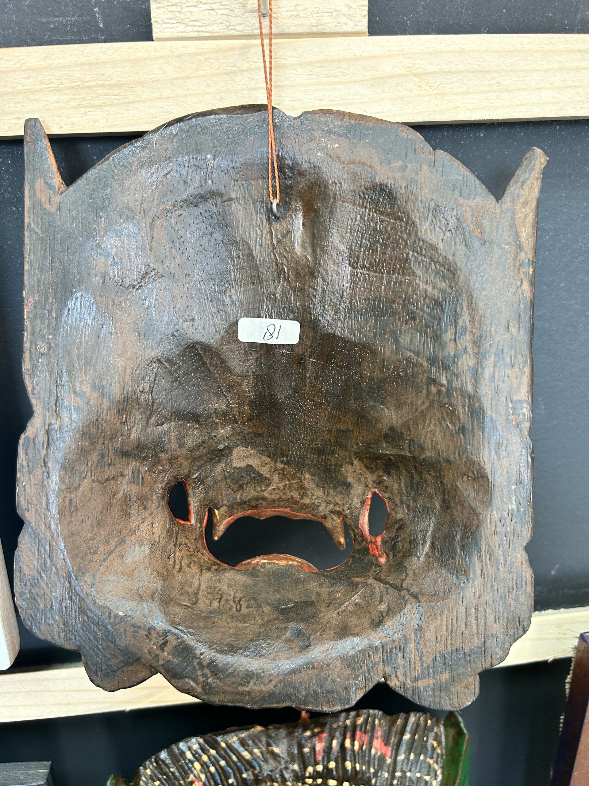 Máscara de madera tallada a mano de Barong - 5