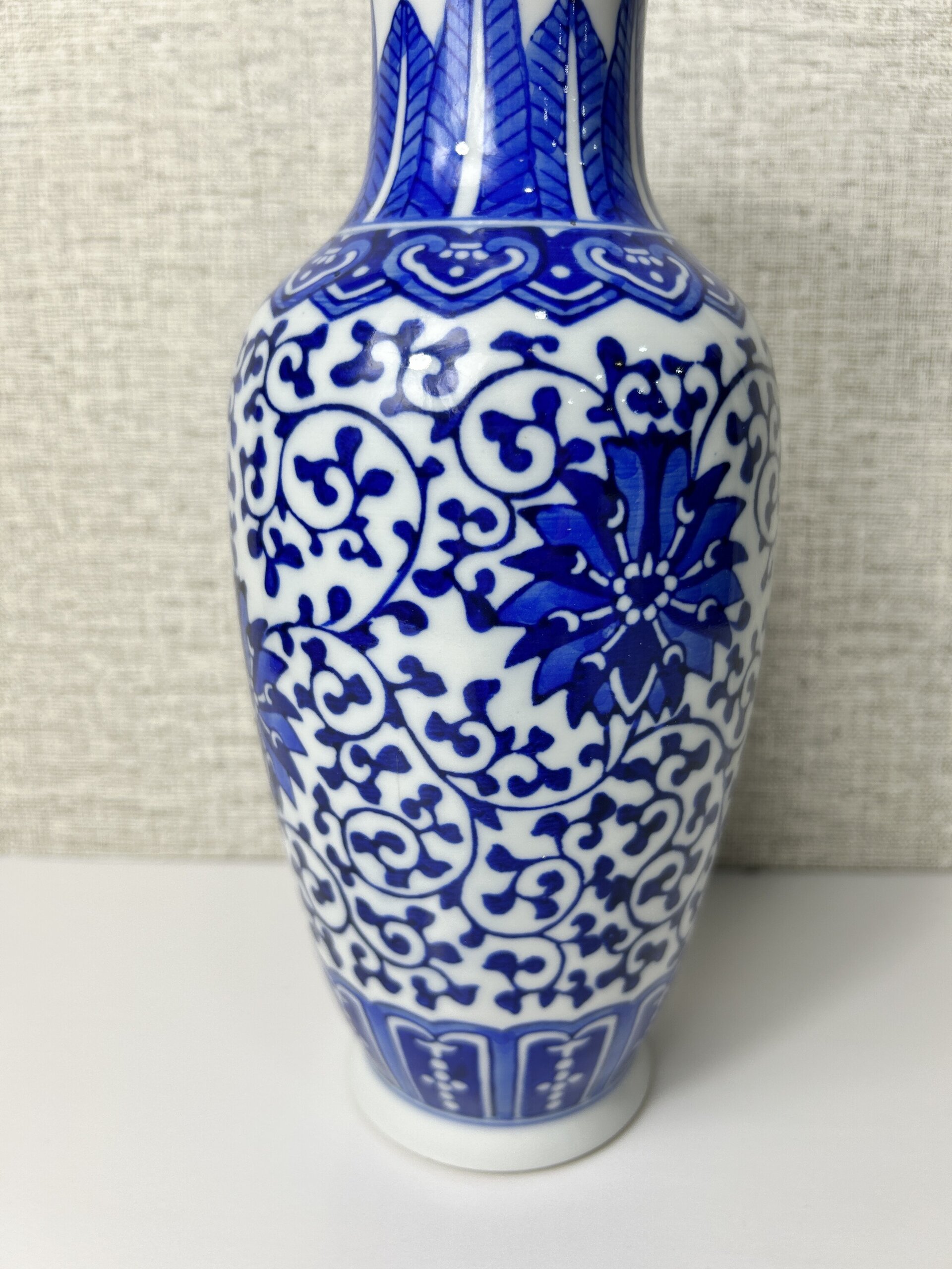 Hermoso jarrón vintage de porcelana china - 2