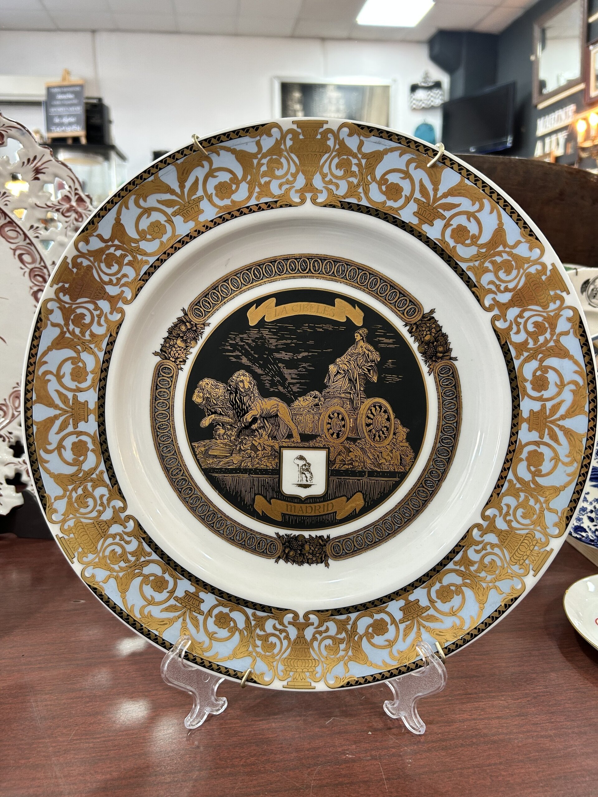 Elegante plato decorativo de la Cibeles - 7