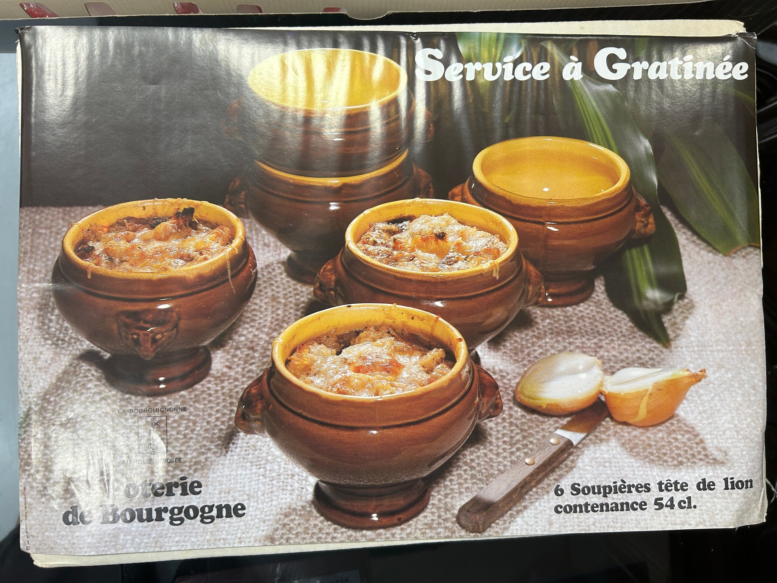 Soperas Francesas Cabeza de León Cerámica - 8