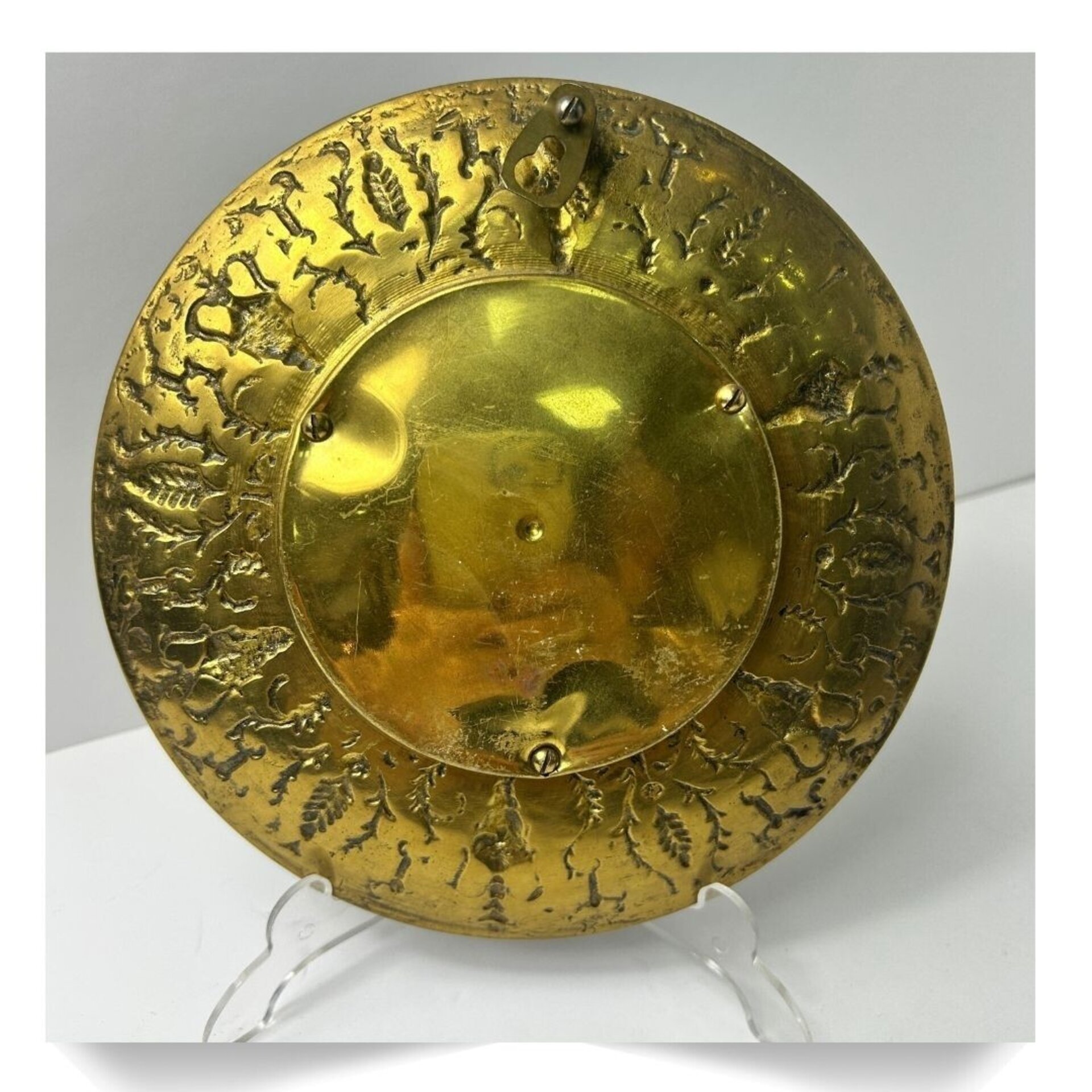 Pareja de platos de bronce Limoges Fragonard - 4