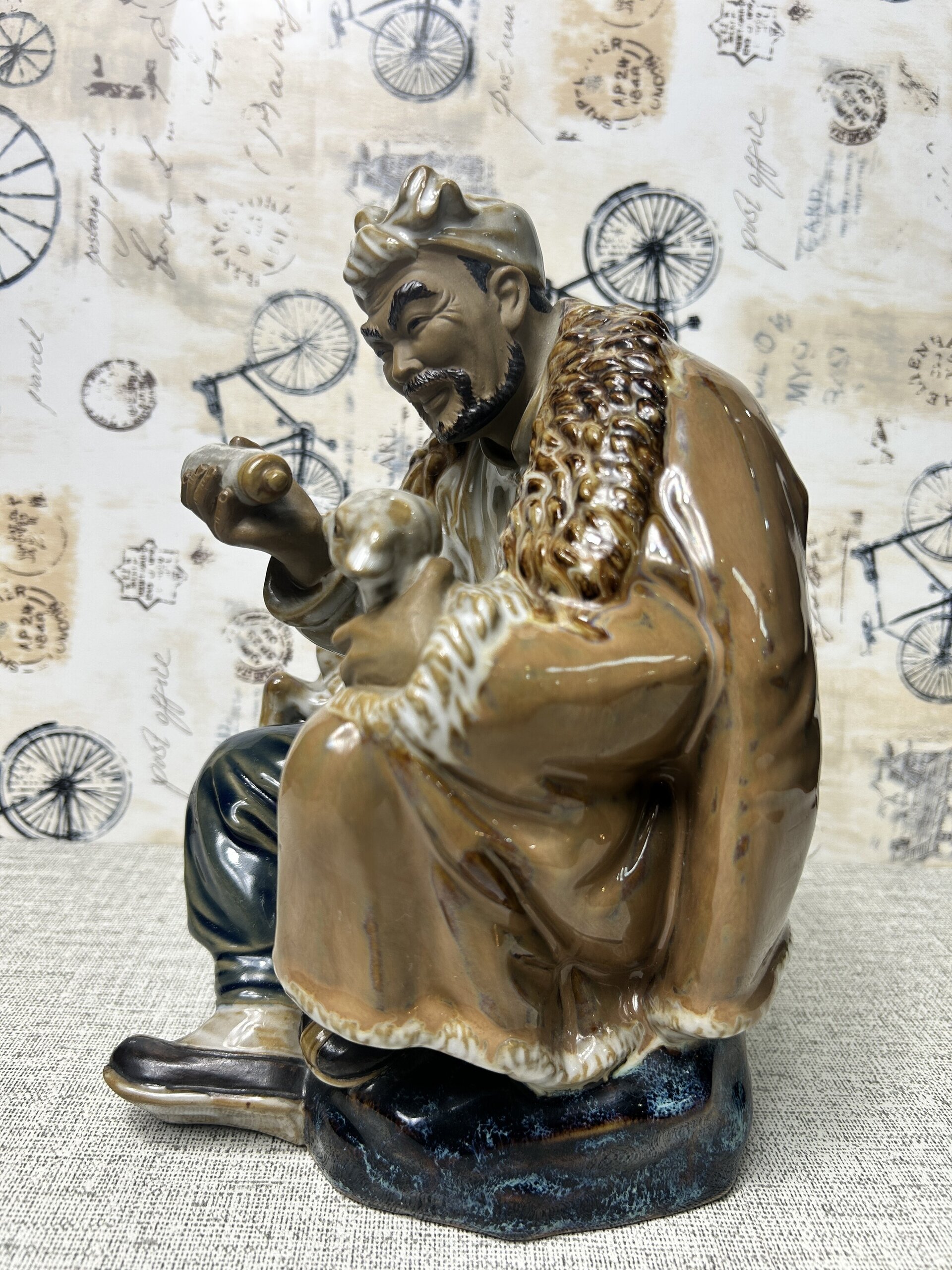 Figura de porcelana de Shiwan hecha a mano - 1
