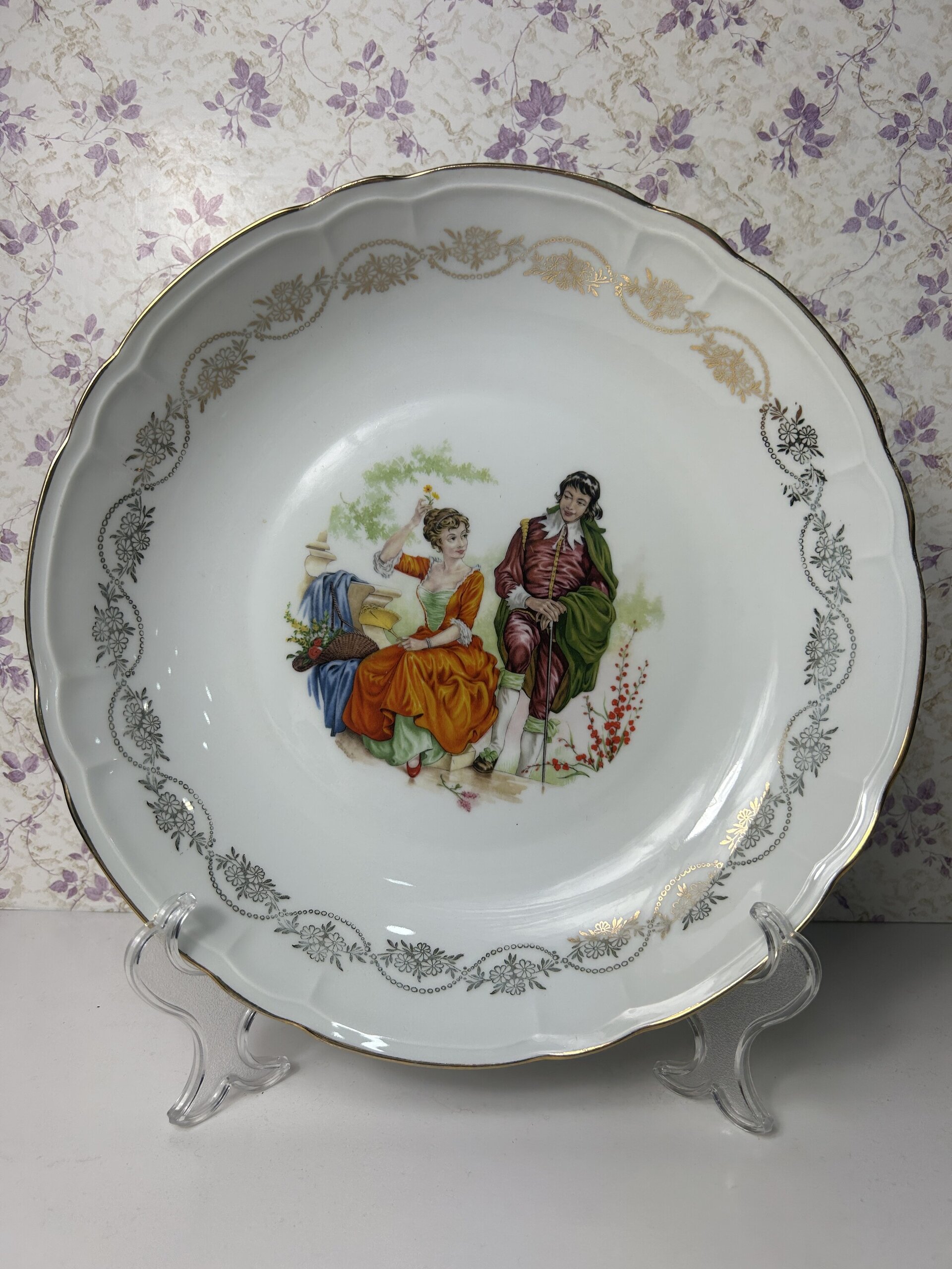 Plato de Porcelana Vintage Annet France - 2
