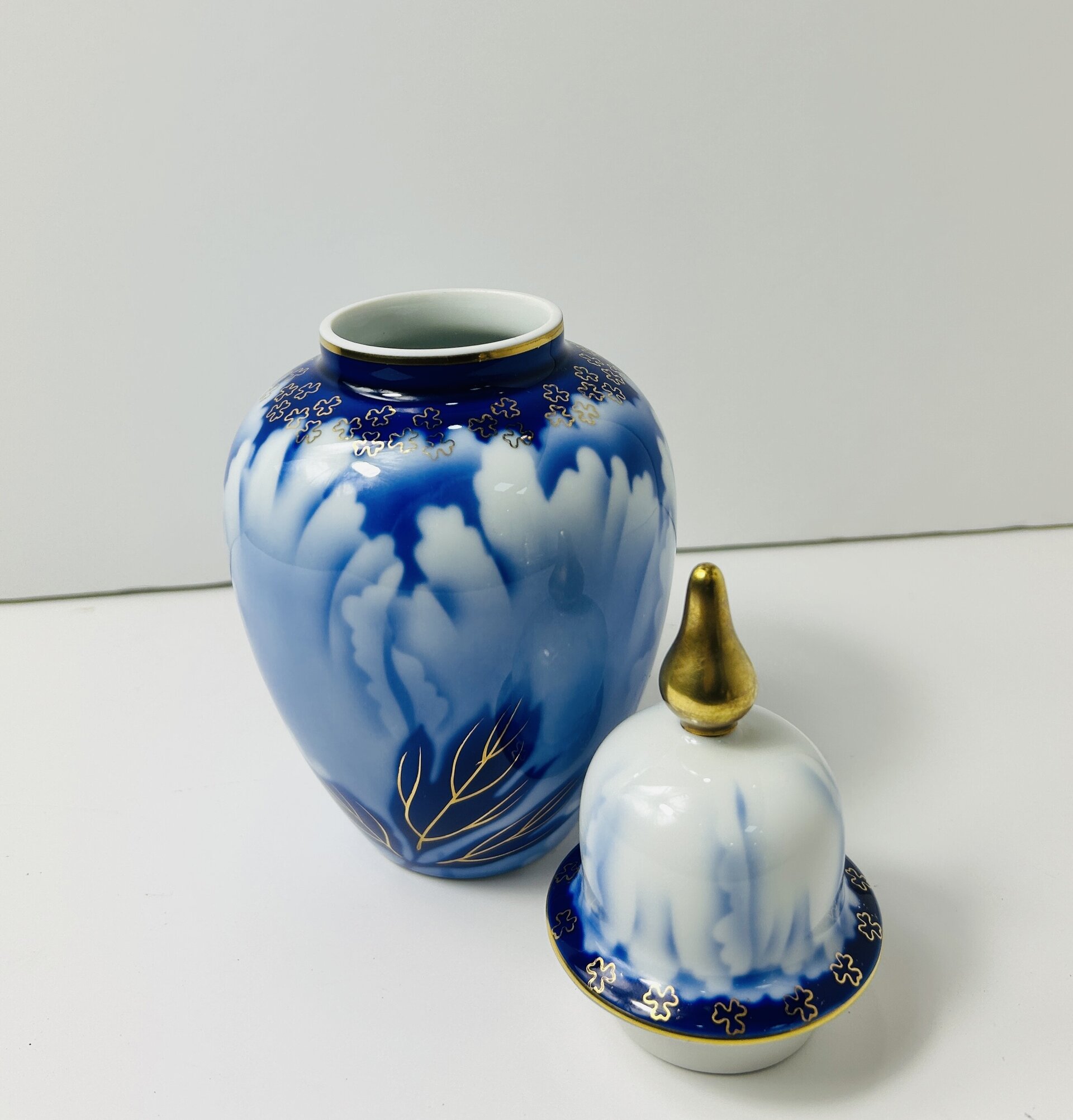 Antiguo Pequeño tarro de porcelana Fukagawa - 4