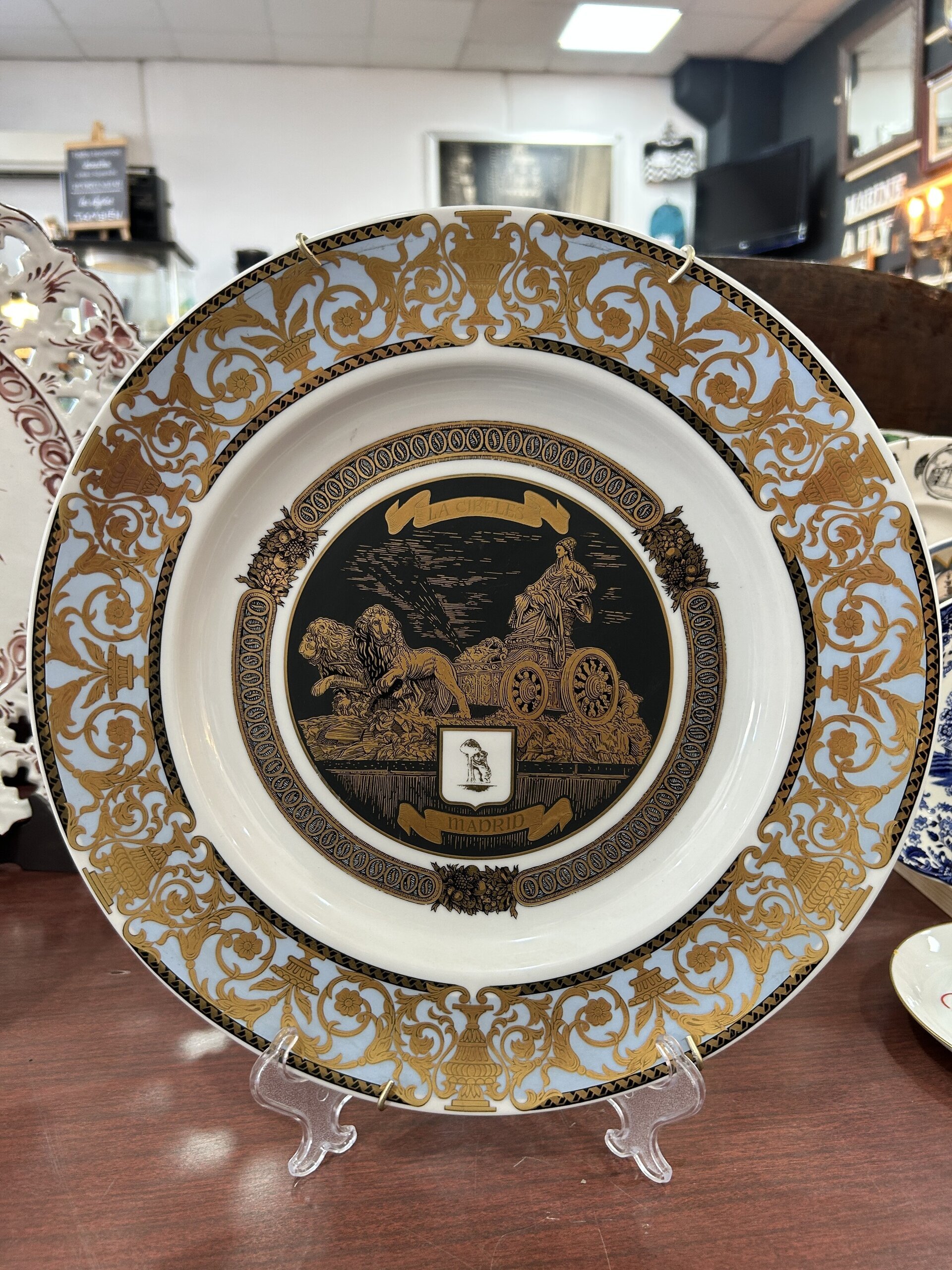 Elegante plato decorativo de la Cibeles - 4