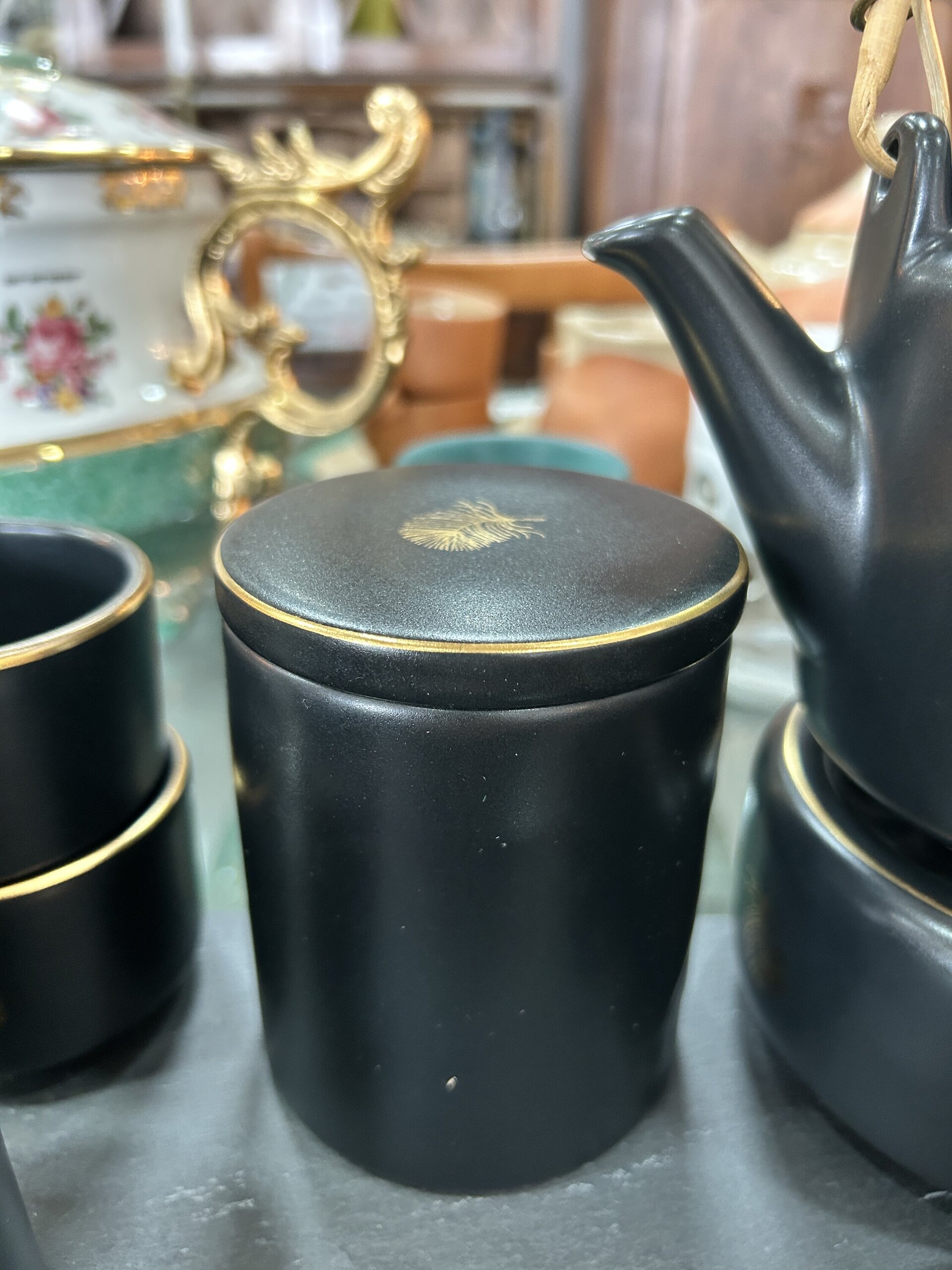 Antiguo juego de té de la marca Waechterbach - 4