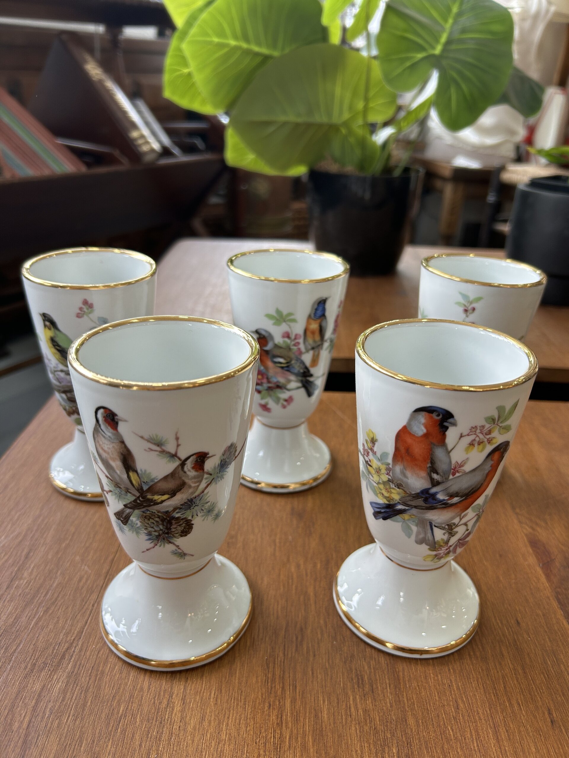 Set 5 Mazagrans Porcelana Decors de Paris - 1