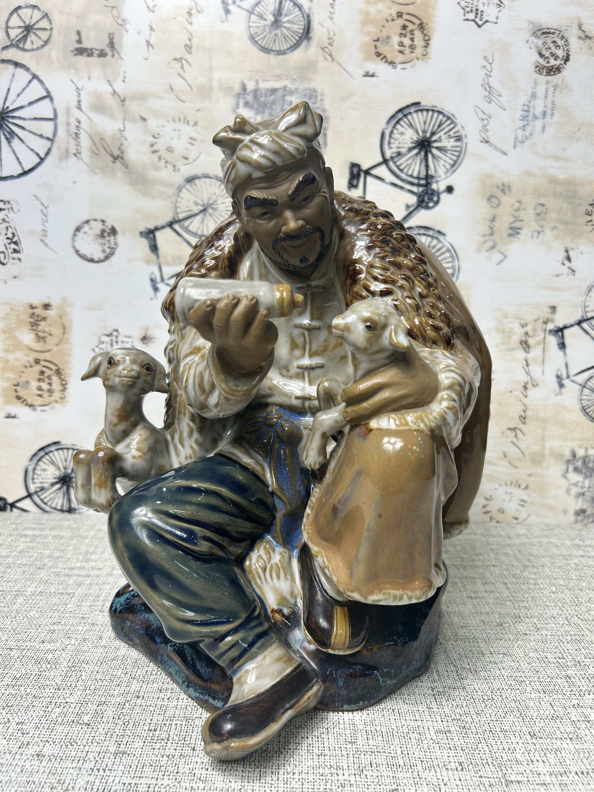 Figura de porcelana de Shiwan hecha a mano - 7